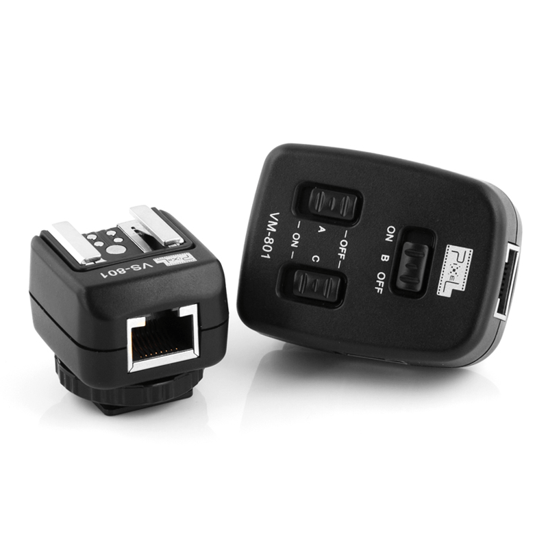 Adaptador-de-Sapata-Pixel-PF-801-Extensor-de-4M-para-Flash-Speedlite-TTL-Canon