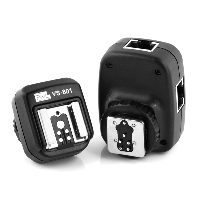 Adaptador-de-Sapata-Pixel-PF-801-Extensor-de-4M-para-Flash-Speedlite-TTL-Canon