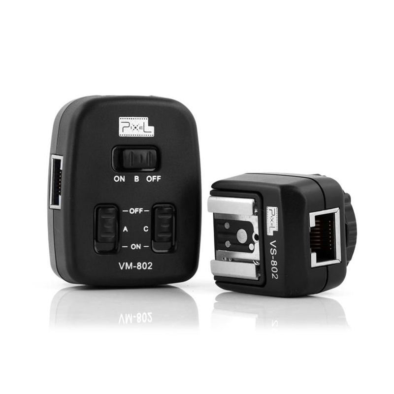 Adaptador-de-Sapata-Pixel-PF-802-Extensor-de-2M-para-Flash-Speedlite-TTL-Nikon