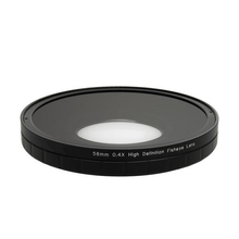 Lente Fisheye 58mm 0.4X Super HD para Filmadoras