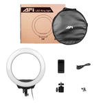 Iluminador-Led-Circular-AFI-R216-Ring-Light-3200-6500k-de-40cm-com-Suporte-de-Smartphone