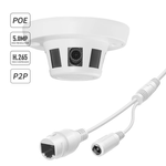 Camera-Camuflada-EnSter-IPH9915E-HD-5.0MP-ONVIF-2.4-IP-PoE-Estilo-Detector-de-Fumaca