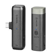 Microfone Sem Fio Boya BY-WM3U USB-C para Dispositivos e Smartphones Android (USB-C)