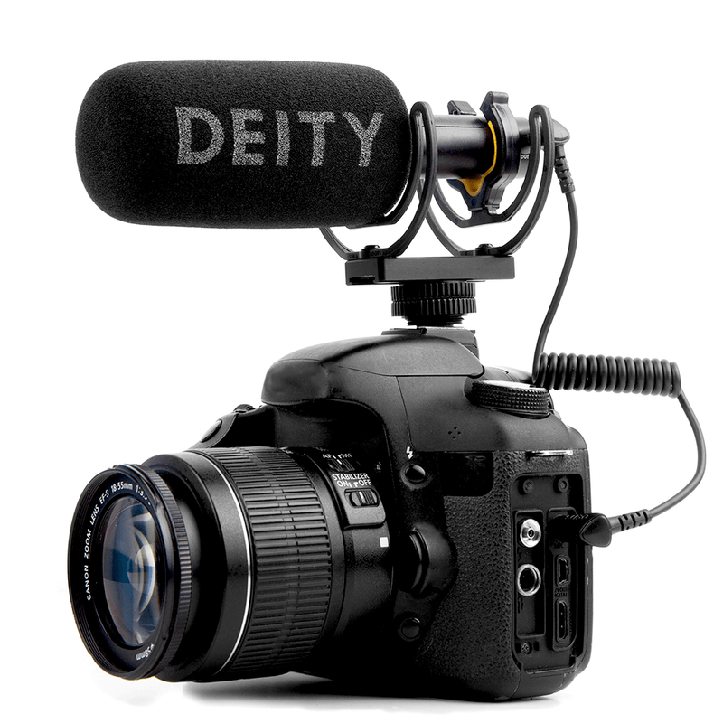 Microfone-Shotgun-Deity-V-Mic-D3-Shockmount-com-Montagem-em-Camera