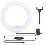 Kit-Iluminacao-Estudio-Led-3x-Ring-Light-12--USB-20W-Braco-Extensor-Tripes-e-Suporte-Smartphone