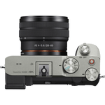 Camera-Sony-Alpha-a7C-Mirrorless-4K-com-Lente-28-60mm--Prata-Silver-