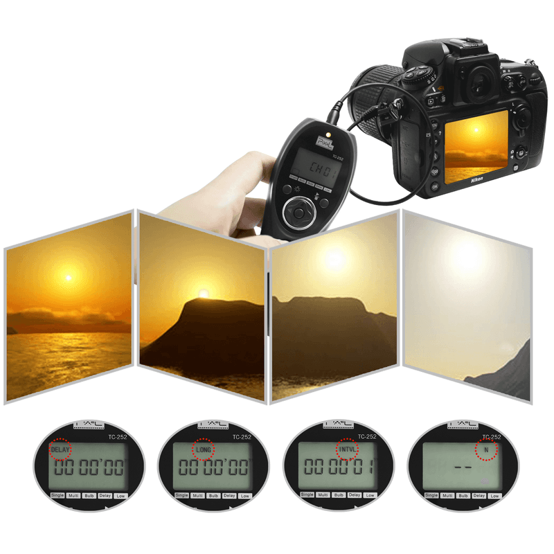 Controle-Temporizador-Timer-Pixel-TC-252-DC2-para-Nikon-D7500-D5600-D3300-D780-e-Z7-Z6