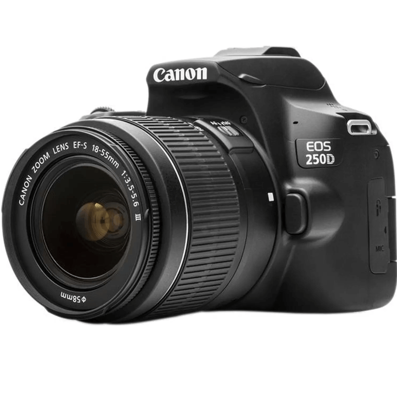 Camera-Canon-EOS-Rebel-250D-4k-com-Lente-18-55mm-IS-STM