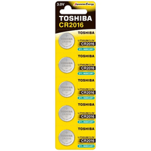 Kit 5x Pilhas Moeda Toshiba CR2016 3V Lithium Japanese Energy