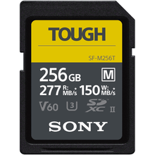 Cartão de Memória SDXC 256GB Sony SF-M Tough Series UHS-II / V60 / U3 de 277MB/s (SFM256T/T1)