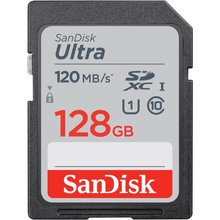 Cartão SDXC 128Gb SanDisk Ultra UHS-I U1 Classe 10 120mb/s