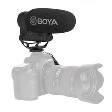 Microfone Shotgun Boya BY-BM3051S Supercardióide Montagem em Câmeras