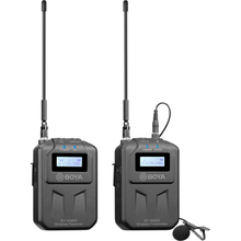 Sistema Wireless Boya BY-WM6S Microfone de Lapela Sem Fio UHF com Montagem em Câmera