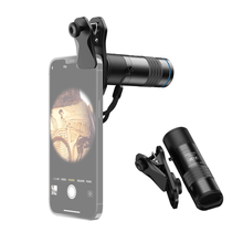 Lente para Celular Monóculo Apexel Zoom 6X20 Telescópio Portátil HD