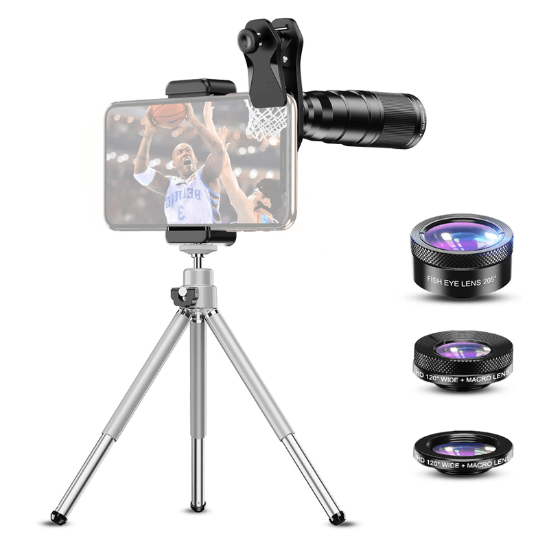 Kit-Lentes-para-Celular-Apexel-Telefoto-22X-Telescopio-Zoom-HD-4-em-1-com-Tripe