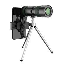 Lente para Celular Monóculo Apexel Zoom 8-24x30 Telescópio HD com Suporte e Tripé