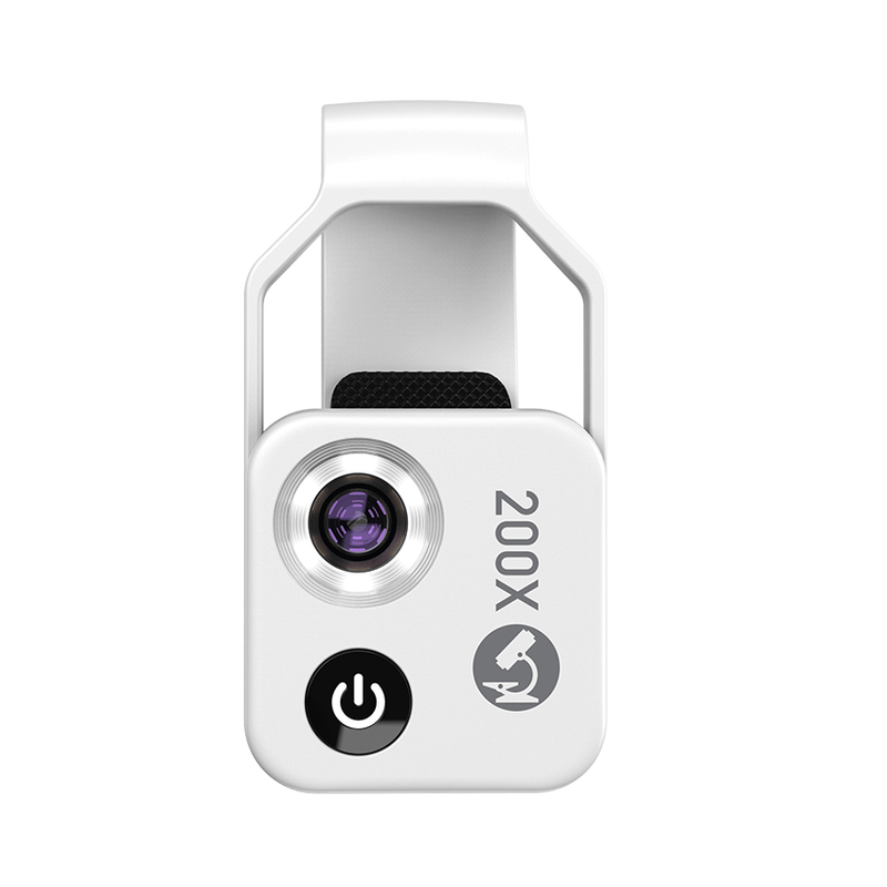 Lente-para-Celular-Microscopio-Apexel-200X-Ampliacao-Ultra-HD-Digital-com-LED--Branco-