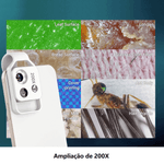 Lente-para-Celular-Microscopio-Apexel-200X-Ampliacao-Ultra-HD-Digital-com-LED--Branco-