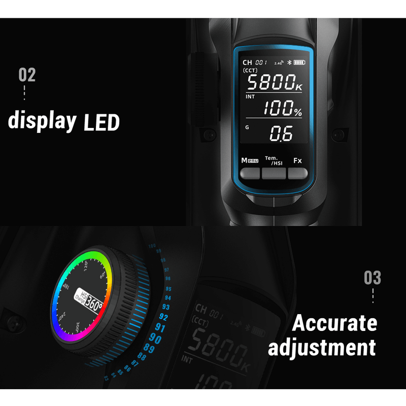 Bastao-LED-Yongnuo-YN660-Pro-Video-Light-RGB-Portatil-Bi-Color-2000K-9900K-com-Softbox