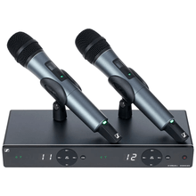 Sistema Sem Fio Duplo Microfone de Mão Sennheiser XSW 1-835 Dual Vocal Set Wireless UHF (A:548-572MHz)