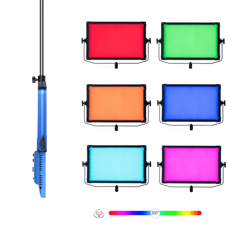 Iluminador-Painel-LED-NiceFoto-TC-768II-RGB-Slim-Video-Light-160W-Bicolor-2800K-9900K--Bivolt-