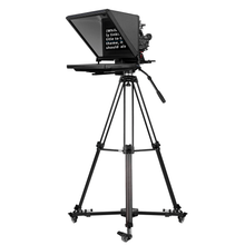 Kit Teleprompter Broadcast Desview 21.5" Profissional com Tripé e Dolly