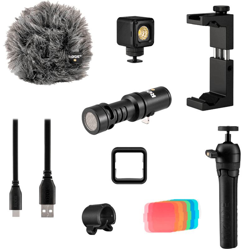 Kit-Rode-Vlogger-USB-C-Edition-Microfone-Shotgun-para-Filmagem-SmathPhone-Android