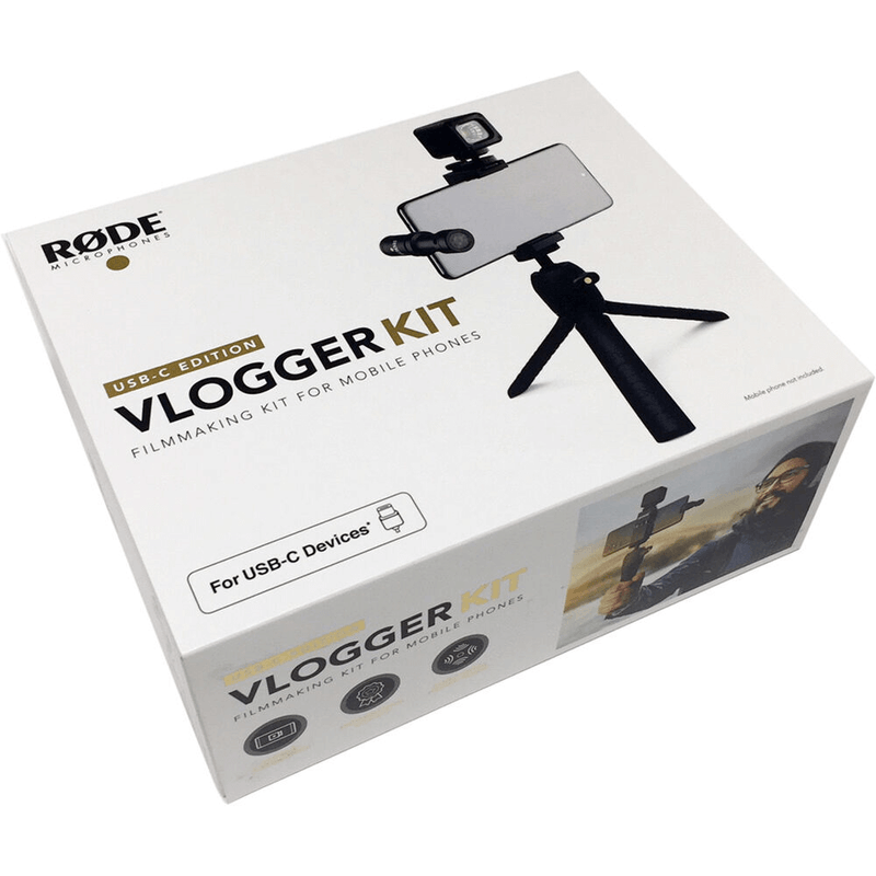 Kit-Rode-Vlogger-USB-C-Edition-Microfone-Shotgun-para-Filmagem-SmathPhone-Android