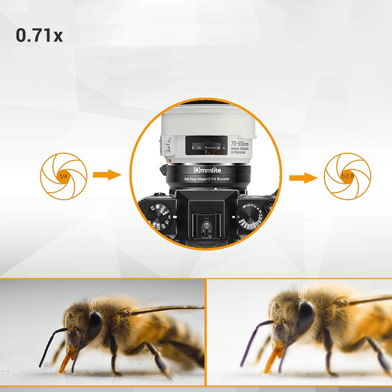 Adaptador-Commlite-CM-EF-FX-BOOSTER-Redutor-Focal-0.71x-Lente-Canon-EF-EF-S-para-FujiFilm-X-Mount