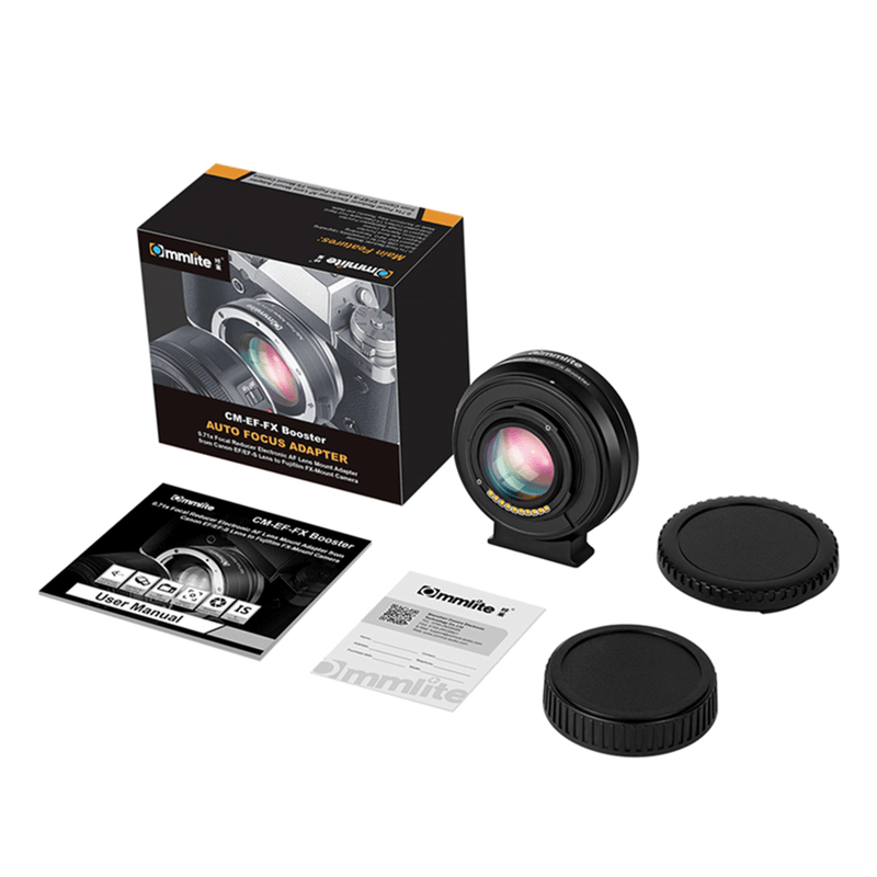 Adaptador-Commlite-CM-EF-FX-BOOSTER-Redutor-Focal-0.71x-Lente-Canon-EF-EF-S-para-FujiFilm-X-Mount