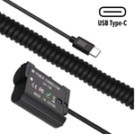 Adaptador-Dummy-PD-EP-5B-Bateria-Nikon-EN-EL15-Espiral-com-Conector-USB-C