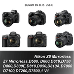 Adaptador-Dummy-PD-EP-5B-Bateria-Nikon-EN-EL15-Espiral-com-Conector-USB-C