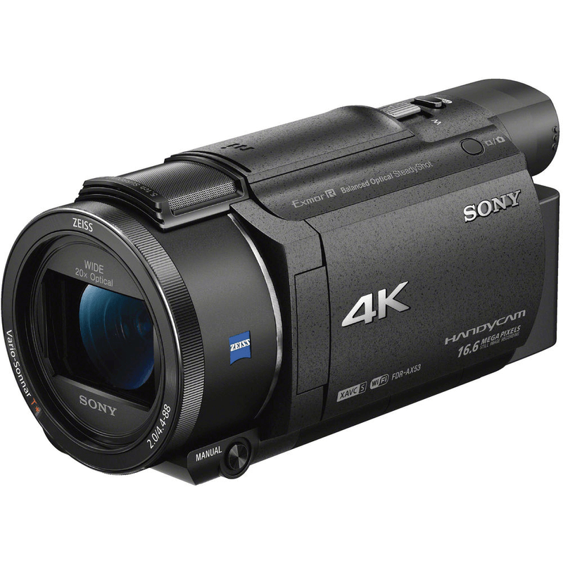 Filmadora-Handycam-Sony-FDR-AX53-4K-Ultra-HD-Zoom-20x