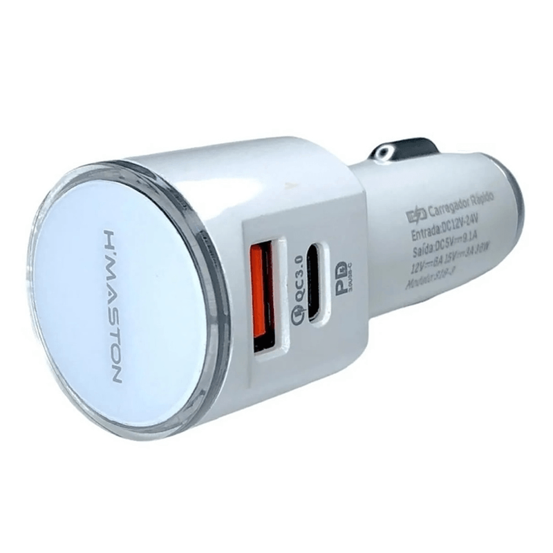 Carregador-Veicular-H-Maston-S18-Duplo-USB-Turbo-de-18W-e-9.1A