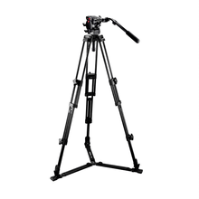 Tripé de Vídeo HF307 com Cabeça Hidráulica Manfrotto 526-1 e Espalhador Solo