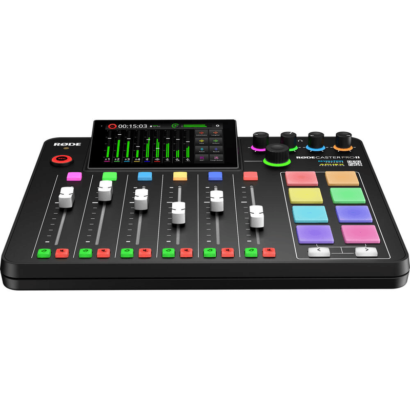 Estudio-de-Producao-Rode-RODECaster-Pro-II-Audio-Integrado-Podcasting