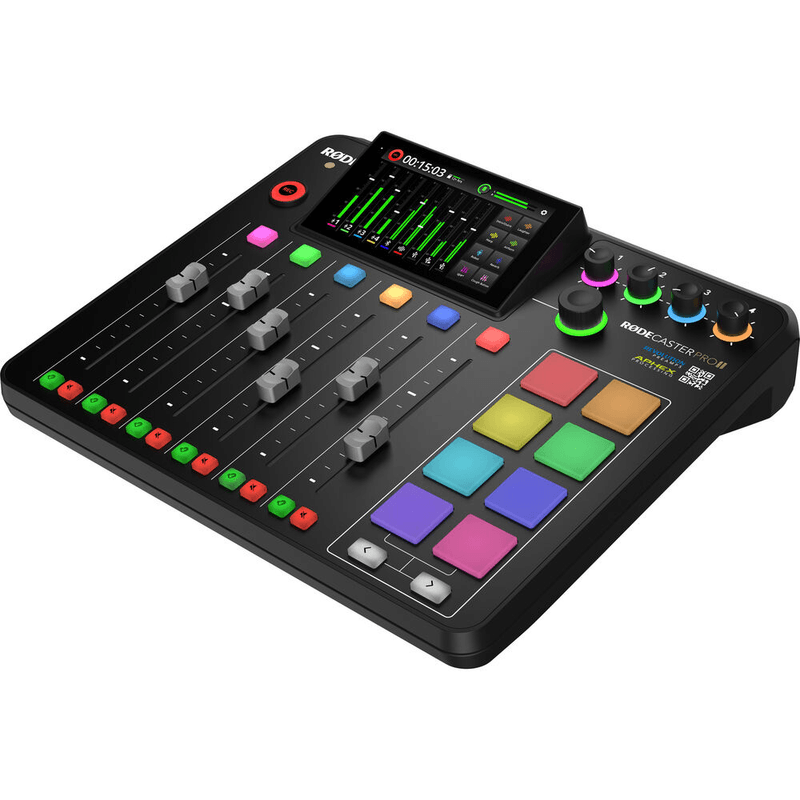 Estudio-de-Producao-Rode-RODECaster-Pro-II-Audio-Integrado-Podcasting