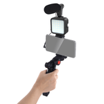 Kit-Gravacao-Mamen-KIT-01LM-Vlogging-Microfone-LED-Tripe-e-Controle-Remoto-para-Smartphone