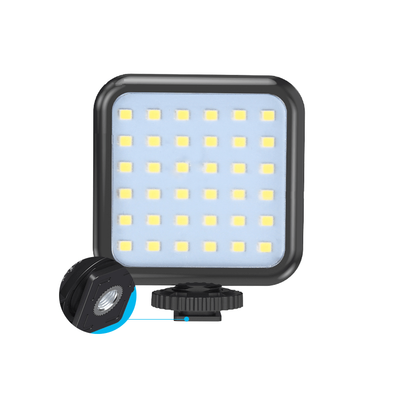 Iluminador-LED-Mamen-D36-Video-Light-Compacto-5500K-de-5W-para-Cameras-e-Filmadoras