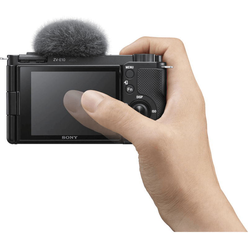 Camera-Sony-ZV-E10-Mirrorless-4K-com-Lente-16-50mm--Preta-