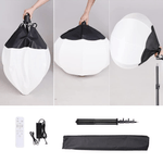 Kit-Iluminacao-Estudio-Softbox-Globo-de-60cm-LED-360°-BiColor-120W---Tripe-e-Controle-Remoto--Bivolt-