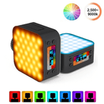 Iluminador-LED-Mamen-D02-Double-Side-RGB-4W-Bi-Color-2500K-9000K-Compacto-para-Cameras-e-Filmadoras