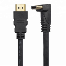 Cabo HDMI x HDMI com Plug L de 90graus de 8 Metros