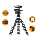 Kit-Gravacao-Jumpflash-03LM-Vlogging-Microfone-LED-Tripe-Gorila-e-Controle-Remoto-para-Smartphone