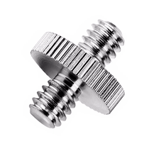 Adaptador de Parafuso 1/4"-20 para 1/4"-20 (Macho) para Estúdios de Fotografia e Filmagem