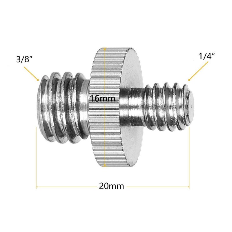 Parafuso-Adaptador-1-4--para-3-8---Macho--para-Estudios-de-Fotografia-e-Filmagem