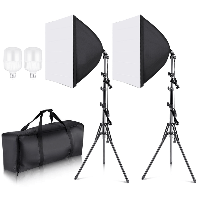 Kit-Iluminacao-Estudio-TZ0130-2x-Softboxes-60x60cm-com-90W-e-Tripes-de-Iluminacao--220V-