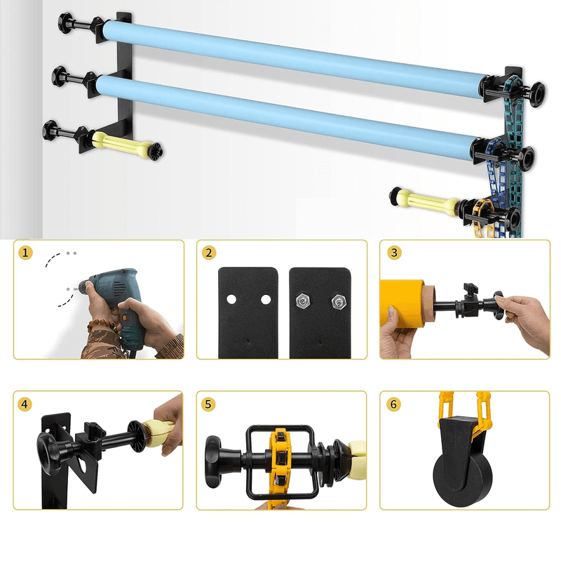 Suporte-de-Parede-3-Axle-com-Correntes-para-Fundo-Infinito