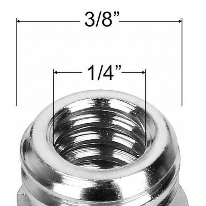 Adaptador-e-Bucha-Redutora-1-4--para-3-8--para-Tripes-Monopes-e-Cabecas-Ball