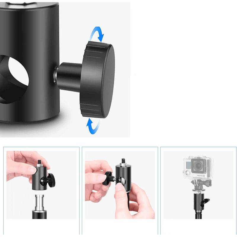 Adaptador-Conversor-5-8--x-3-8--para-Tripes-Stand-de-Iluminacao